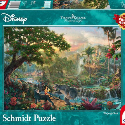 Puzzle Kinkade: Disney: Jungle book 2D 1000 Κομμάτια