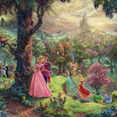Puzzle Kinkade: Disney: Sleeping Beauty 2D 1000 Κομμάτια