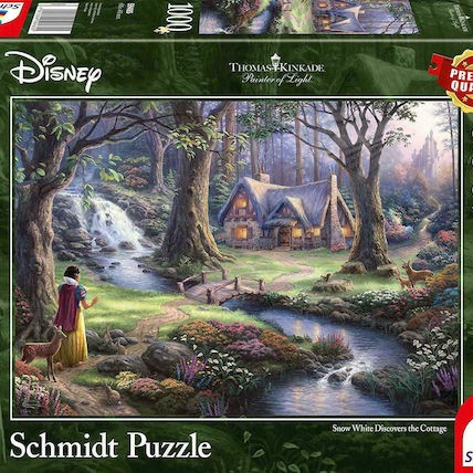 Puzzle Thomas Kinkade Disney Χιονάτη 2D 1000 Κομμάτια