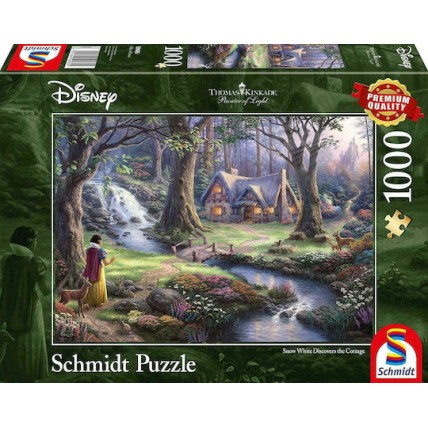 Puzzle Thomas Kinkade Disney Χιονάτη 2D 1000 Κομμάτια