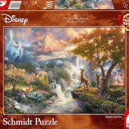 Puzzle Kinkade Disney Bambi 2D 1000 Κομμάτια