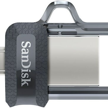 Sandisk Ultra Dual 128GB USB 3.0 Stick με σύνδεση USB-A & micro USB-B Γκρι