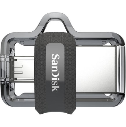 Sandisk Ultra Dual 128GB USB 3.0 Stick με σύνδεση USB-A & micro USB-B Γκρι