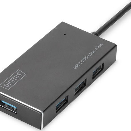 Digitus USB 3.0 Hub 4 Θυρών με σύνδεση USB-A