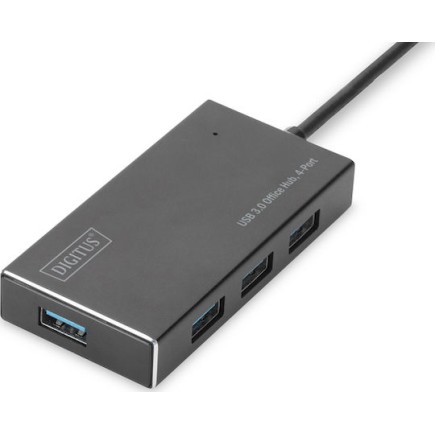 Digitus USB 3.0 Hub 4 Θυρών με σύνδεση USB-A