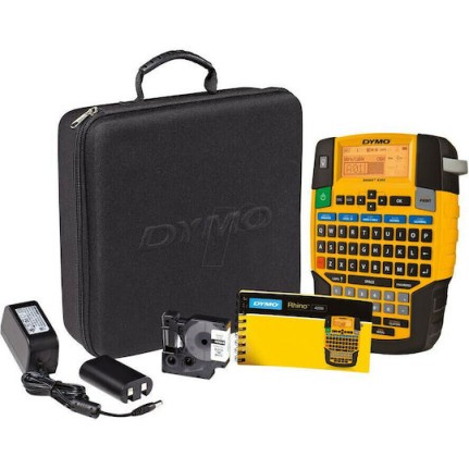 Dymo Rhino 4200 Kitcase Ηλεκτρονικός Ετικετογράφος Χειρός σε Κίτρινο Χρώμα
