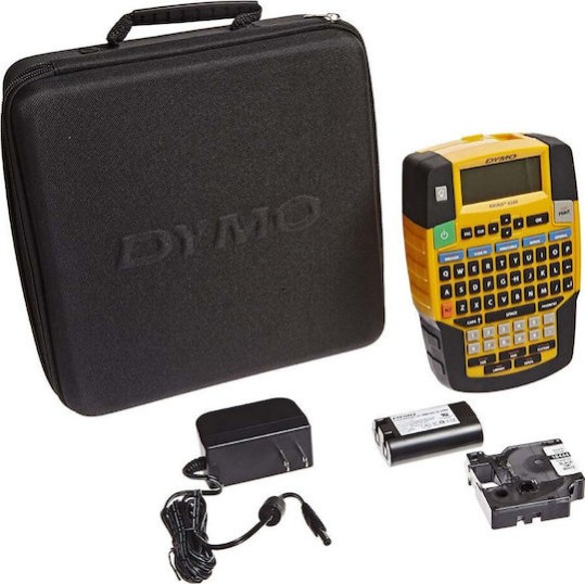 Dymo Rhino 4200 Kitcase Ηλεκτρονικός Ετικετογράφος Χειρός σε Κίτρινο Χρώμα
