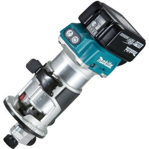 Makita Κάθετη Φρέζα 18V Solo με Ρύθμιση Ταχύτητας και με Σύστημα Αναρρόφησης