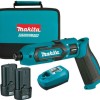 Makita Παλμικό Κατσαβίδι Μπαταρίας 7.2V 2x1.5Ah
