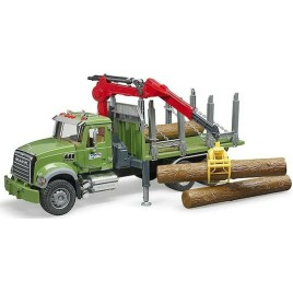 Bruder Φορτηγό Mack Granite Timber Truck with 3 Trunks για 3+ Ετών