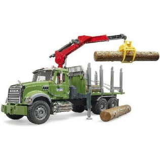 Bruder Φορτηγό Mack Granite Timber Truck with 3 Trunks για 3+ Ετών