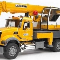 Bruder Γερανός Mack Granite Liebherr Crane Truck για 3+ Ετών