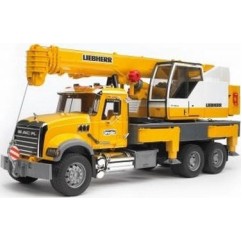 Bruder Γερανός Mack Granite Liebherr Crane Truck για 3+ Ετών