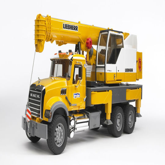 Bruder Γερανός Mack Granite Liebherr Crane Truck για 3+ Ετών