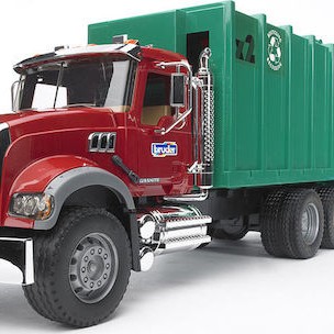Bruder Φορτηγό Απορριμματοφόρο Mack για 3+ Ετών