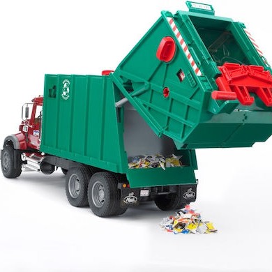 Bruder Φορτηγό Απορριμματοφόρο Mack για 3+ Ετών