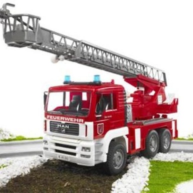 Bruder Φορτηγό Πυροσβεστικό Man με Καλάθι για 3+ Ετών
