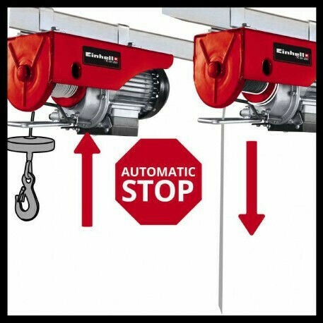 Einhell Ηλεκτρικό Παλάγκο TC-EH 250 για Φορτίο Βάρους έως 250kg σε Κόκκινο Χρώμα