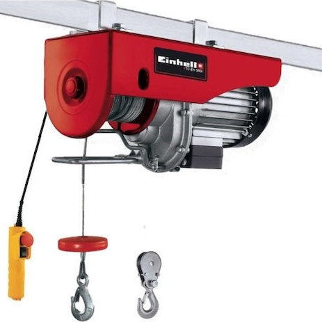 Einhell Ηλεκτρικό Παλάγκο ΤC-EH 500 για Φορτίο Βάρους έως 500kg σε Κόκκινο Χρώμα