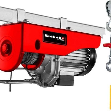 Einhell Ηλεκτρικό Παλάγκο ΤC-EH 500 για Φορτίο Βάρους έως 500kg σε Κόκκινο Χρώμα