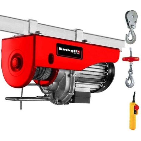 Einhell Ηλεκτρικό Παλάγκο ΤC-EH 500 για Φορτίο Βάρους έως 500kg σε Κόκκινο Χρώμα