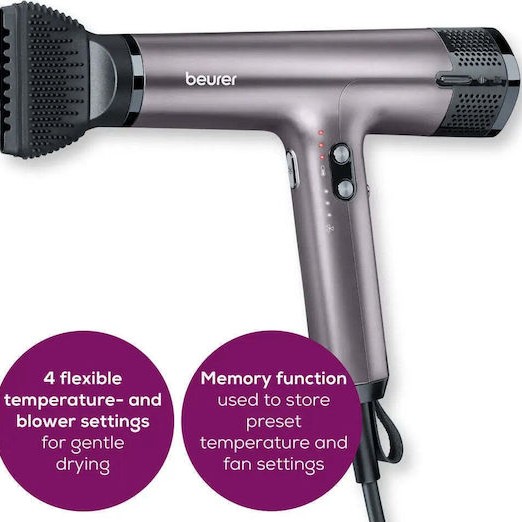Beurer HC 100 Επαγγελματικό Πιστολάκι Μαλλιών με Φυσούνα 1700W