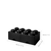 Lego Παιδικό Κουτί Αποθήκευσης από Πλαστικό 8 Knobs Μαύρο 50x25x17cm