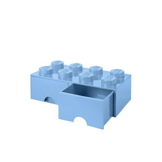 Lego Παιδικό Κουτί Αποθήκευσης από Πλαστικό 8 Knobs Γαλάζιο 50x25x17cm
