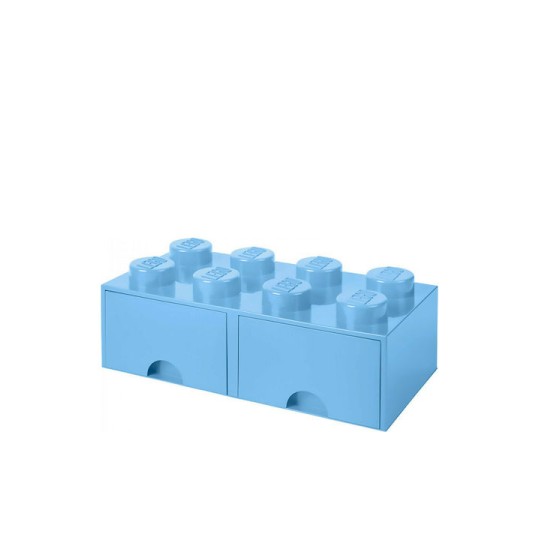 Lego Παιδικό Κουτί Αποθήκευσης από Πλαστικό 8 Knobs Γαλάζιο 50x25x17cm