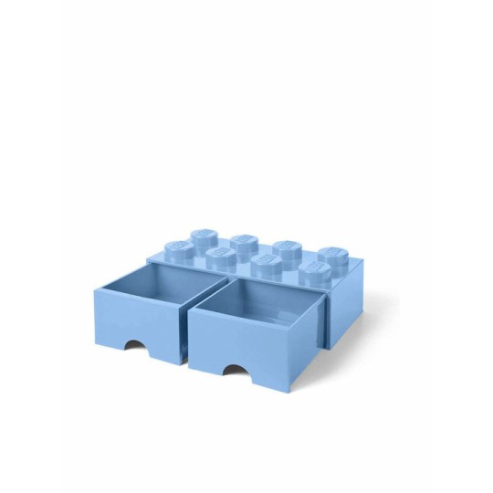 Lego Παιδικό Κουτί Αποθήκευσης από Πλαστικό 8 Knobs Γαλάζιο 50x25x17cm