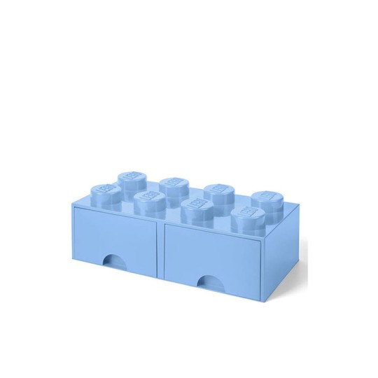 Lego Παιδικό Κουτί Αποθήκευσης από Πλαστικό 8 Knobs Γαλάζιο 50x25x17cm