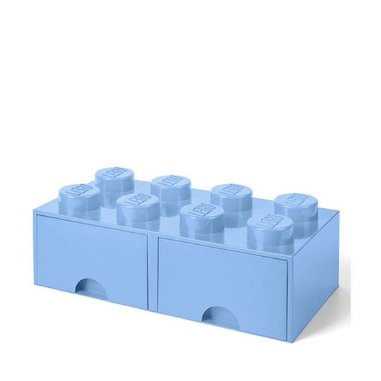 Lego Παιδικό Κουτί Αποθήκευσης από Πλαστικό 8 Knobs Γαλάζιο 50x25x17cm