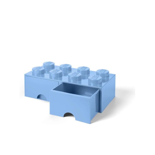 Lego Παιδικό Κουτί Αποθήκευσης από Πλαστικό 8 Knobs Γαλάζιο 50x25x17cm
