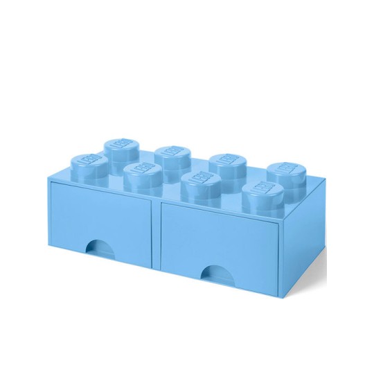Lego Παιδικό Κουτί Αποθήκευσης από Πλαστικό 8 Knobs Γαλάζιο 50x25x17cm