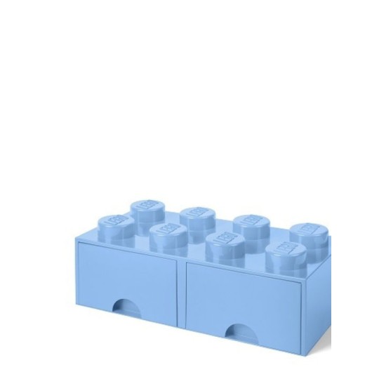 Lego Παιδικό Κουτί Αποθήκευσης από Πλαστικό 8 Knobs Γαλάζιο 50x25x17cm