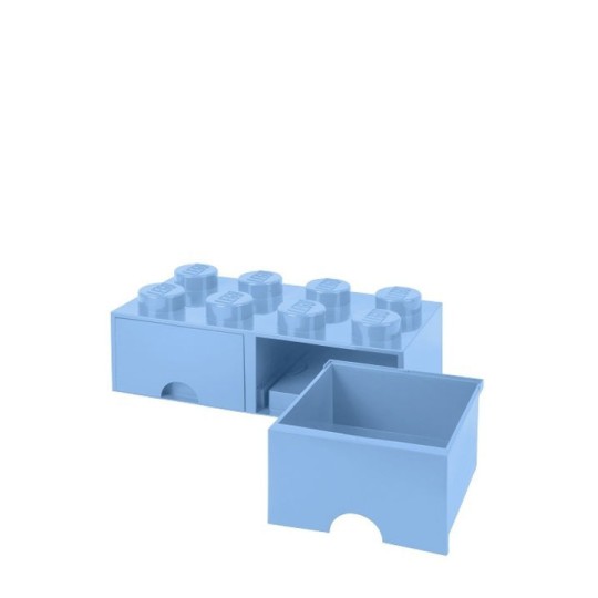 Lego Παιδικό Κουτί Αποθήκευσης από Πλαστικό 8 Knobs Γαλάζιο 50x25x17cm