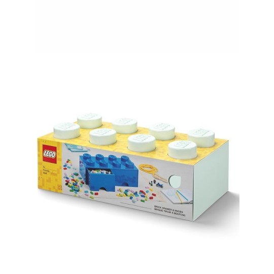 Lego Παιδικό Κουτί Αποθήκευσης από Πλαστικό 8 Knobs Τιρκουάζ 50x25x17cm