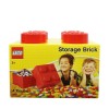Lego Παιδικό Κουτί Αποθήκευσης από Πλαστικό 4-Stud Κόκκινο 25x25x18cm