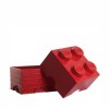 Lego Παιδικό Κουτί Αποθήκευσης από Πλαστικό 4-Stud Κόκκινο 25x25x18cm