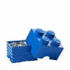 Lego Παιδικό Κουτί Αποθήκευσης από Πλαστικό 4-Stud Μπλε 25x25x18cm