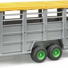 Bruder Livestock Trailer With Cow για 3+ Ετών