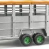 Bruder Livestock Trailer With Cow για 3+ Ετών