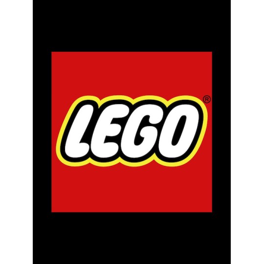 Lego Παιδικό Κουτί Αποθήκευσης από Πλαστικό 4-Stud Κίτρινο 25x25x18cm