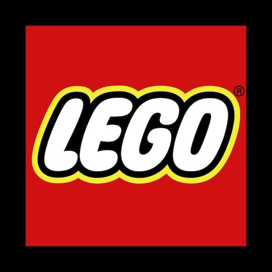 Lego Παιδικό Κουτί Αποθήκευσης από Πλαστικό 4-Stud Κίτρινο 25x25x18cm