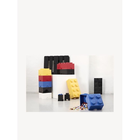 Lego Παιδικό Κουτί Αποθήκευσης από Πλαστικό 4-Stud Μαύρο 25x25x18cm