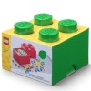 Lego Παιδικό Κουτί Αποθήκευσης από Πλαστικό 4-Stud Πράσινο 25x25x18cm