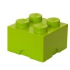 Lego Παιδικό Κουτί Αποθήκευσης από Πλαστικό 4-Stud Πράσινο 25x25x18cm