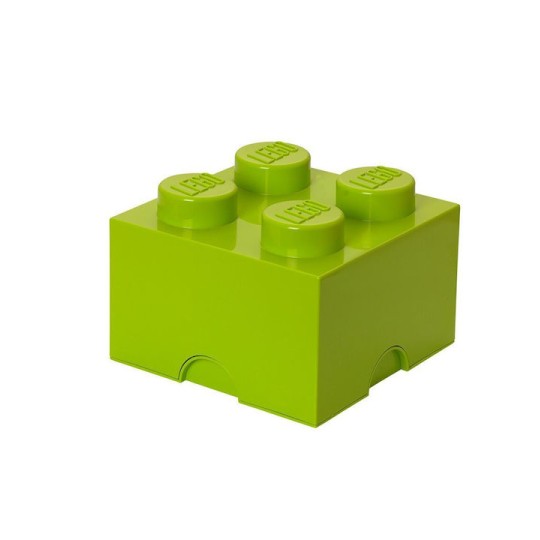 Lego Παιδικό Κουτί Αποθήκευσης από Πλαστικό 4-Stud Πράσινο 25x25x18cm