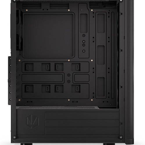 Endorfy Ventum 200 ARGB Gaming Midi Tower Κουτί Υπολογιστή με Πλαϊνό Παράθυρο Μαύρο
