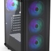 Endorfy Ventum 200 ARGB Gaming Midi Tower Κουτί Υπολογιστή με Πλαϊνό Παράθυρο Μαύρο